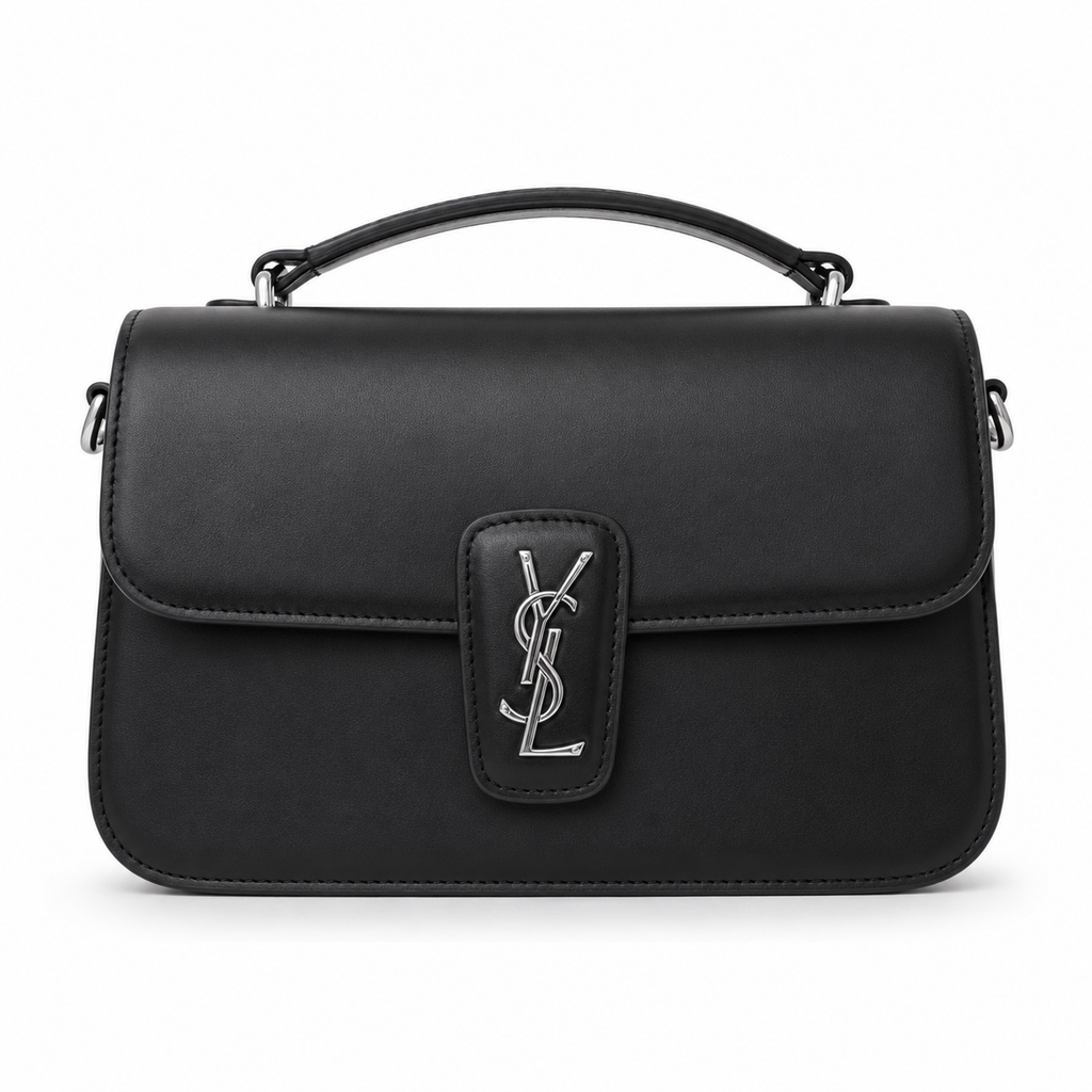 Saint Laurent Solferino Leather Shoulder Bag