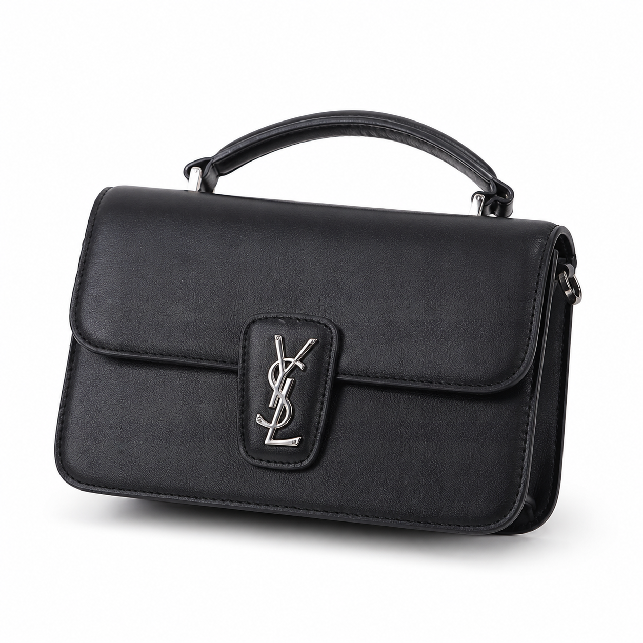 Saint Laurent Solferino Leather Shoulder Bag