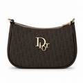Christian Dior Brown Monogram Canvas shoulder Bag