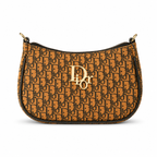 Christian Dior Brown Monogram Canvas shoulder Bag