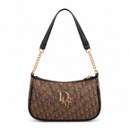 Christian Dior Brown Monogram Canvas shoulder Bag