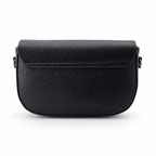 ECCO Pebbled Leather Saddle Crossbody Bag