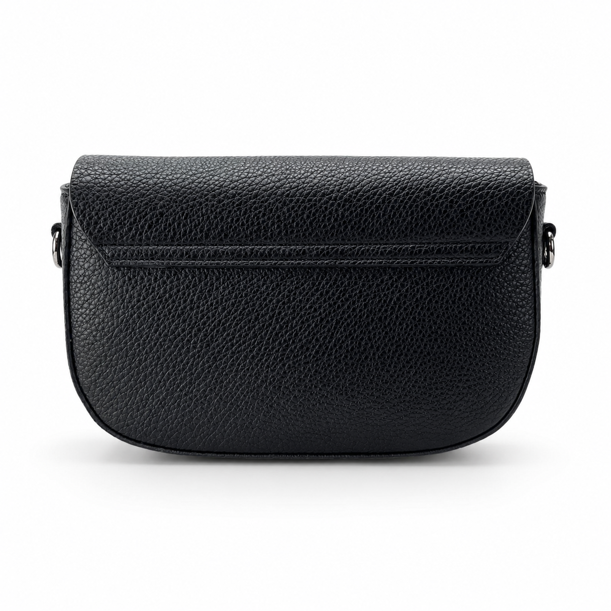 ECCO Pebbled Leather Saddle Crossbody Bag