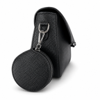 ECCO Pebbled Leather Saddle Crossbody Bag