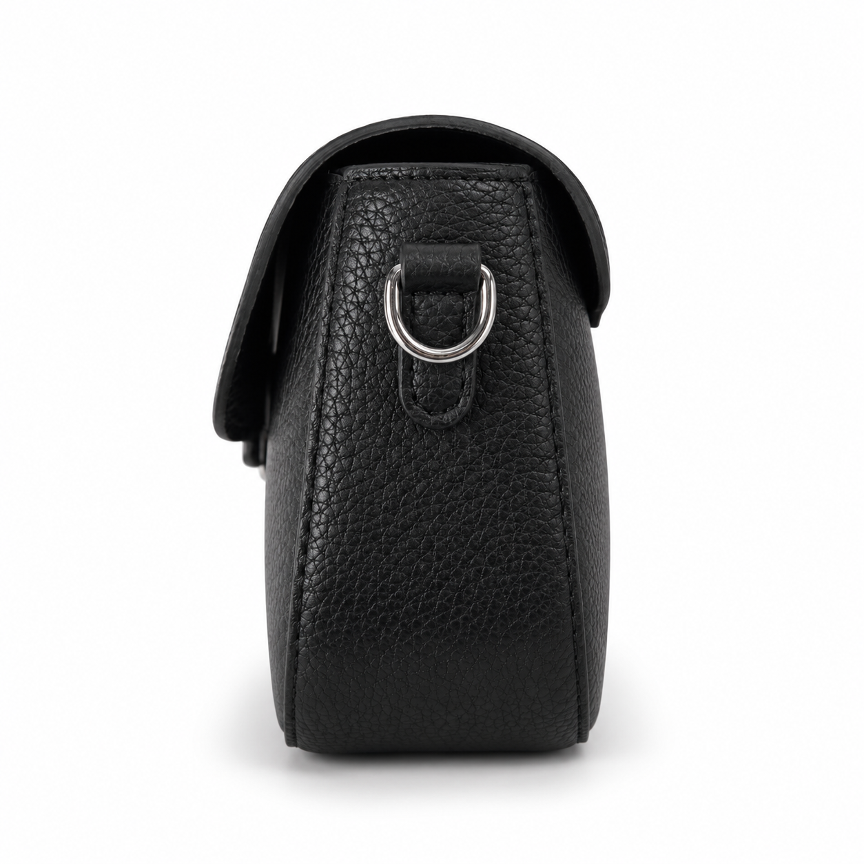 ECCO Pebbled Leather Saddle Crossbody Bag
