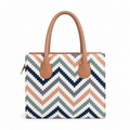Wavbeach Printed Jute Handcrafted Canvas Bag