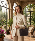 Cognac Suede Mini Bag | Compact & Elegant