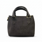 Cognac Suede Mini Bag | Compact & Elegant