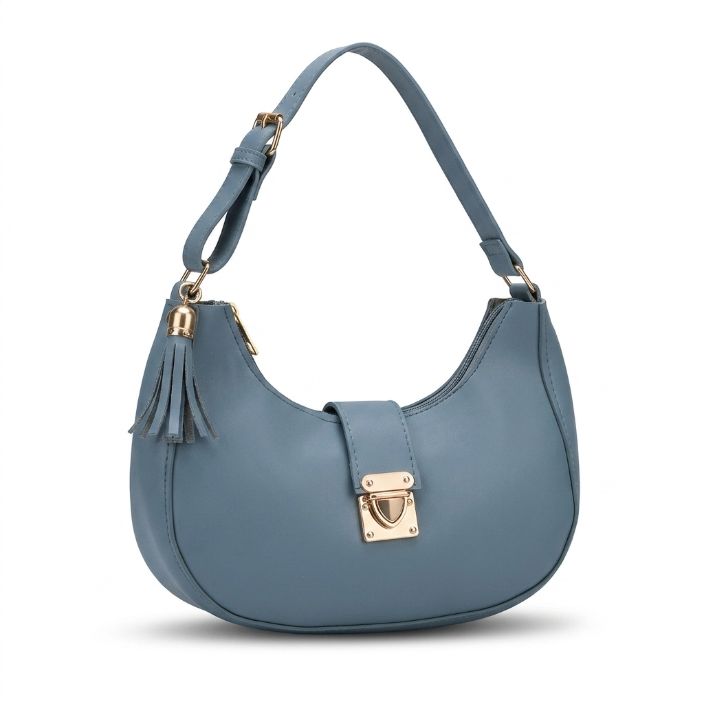 Moon Shape Shoulder Handbag