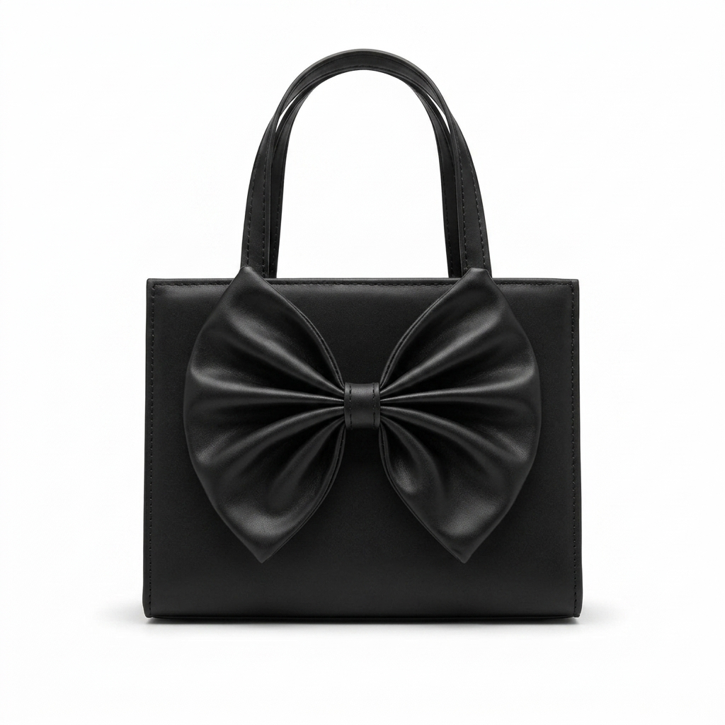 Gloss Bow Handbag – Statement Elegance