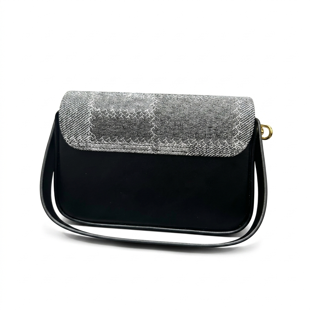 Luxury Button Flap Crossbody Bag