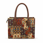 Ethnic Print Canvas Bag