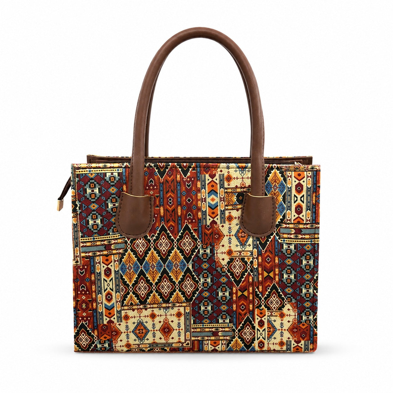 Ethnic Print Canvas Bag