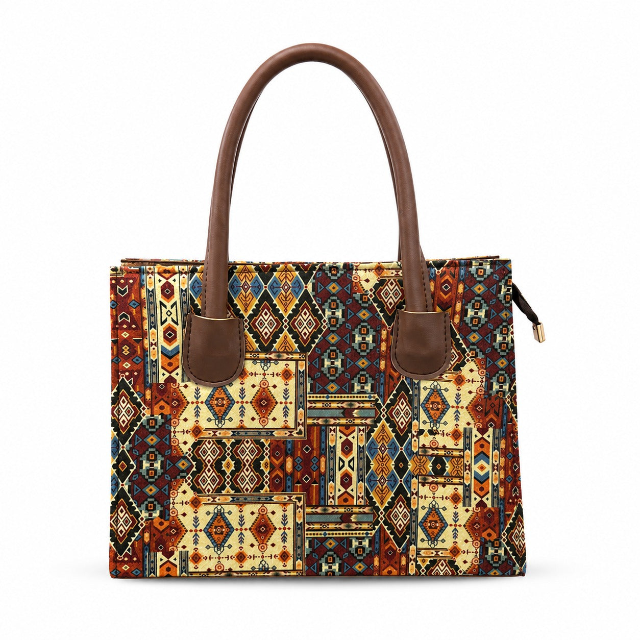 Ethnic Print Canvas Bag