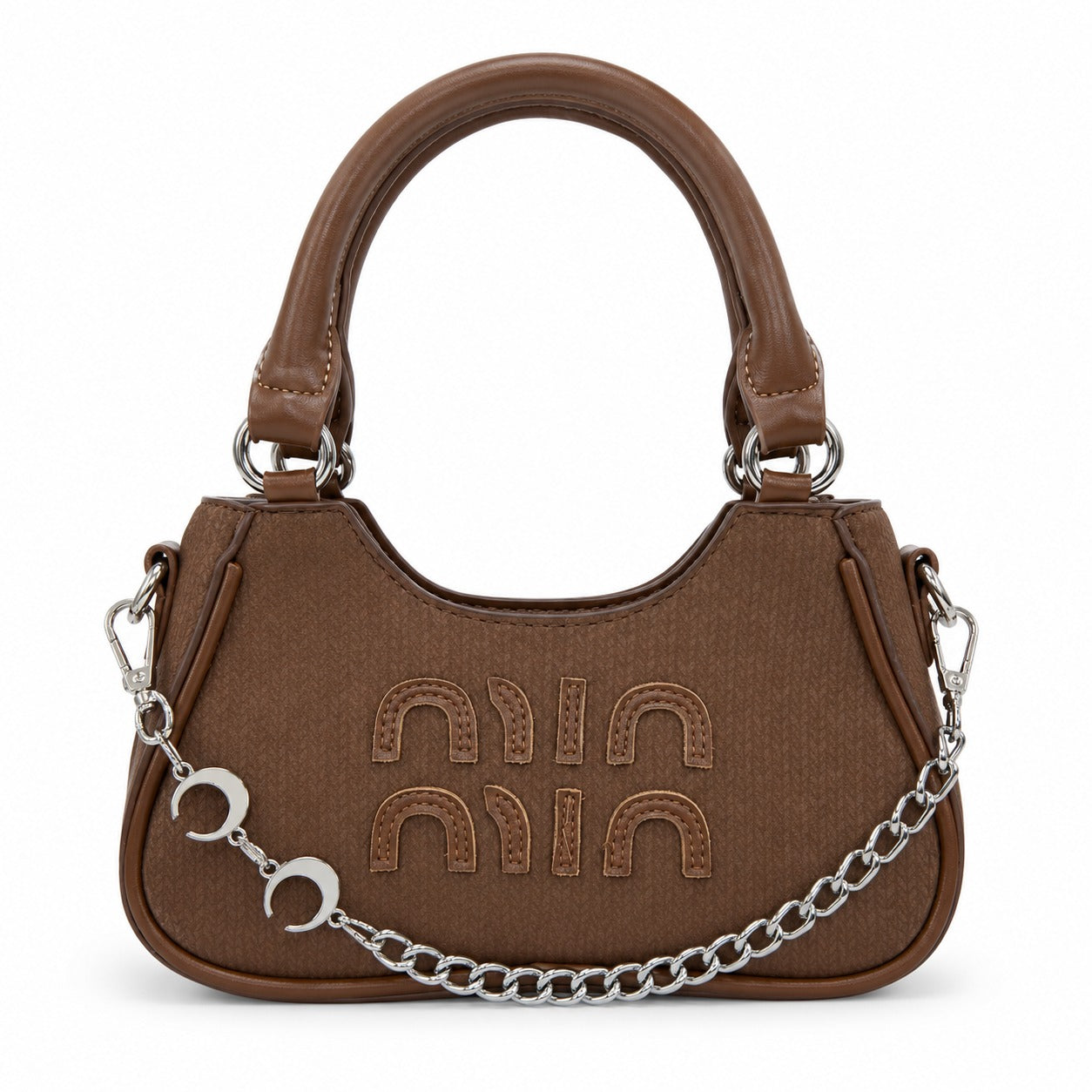 Miu Miu Wander Chain Top Handle Shoulder Bag