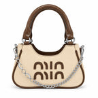 Miu Miu Wander Chain Top Handle Shoulder Bag