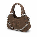 Miu Miu Wander Chain Top Handle Shoulder Bag
