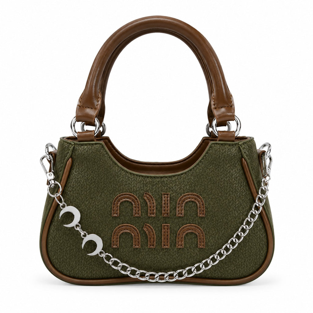Miu Miu Wander Chain Top Handle Shoulder Bag